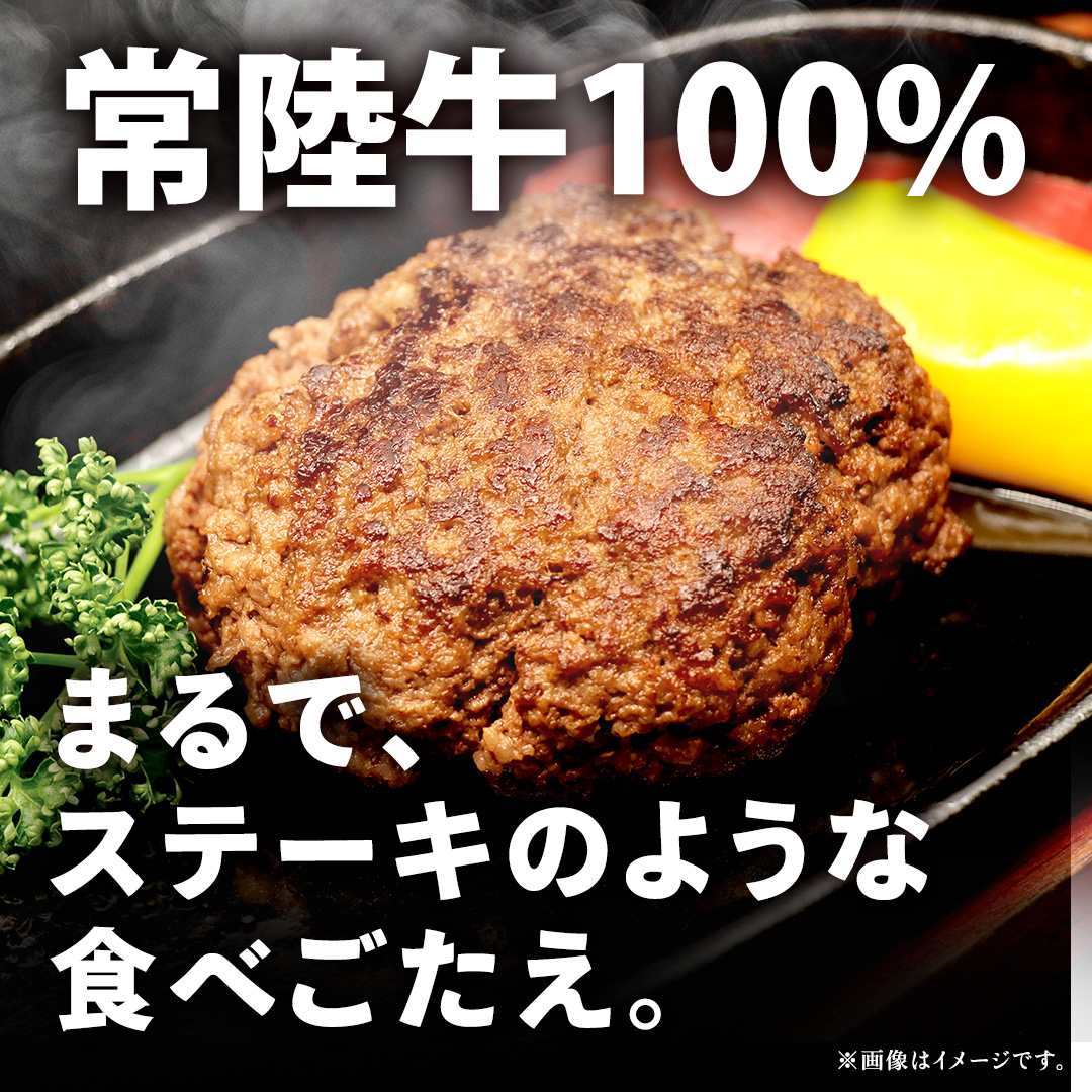 【 常陸牛100% 】 ハンバーグ 6個 ( ソース付 ) ( 茨城県共通返礼品 ) 牛肉100% 国産 ブランド牛 常陸牛 牛肉 肉 牛 お肉 黒毛和牛 和牛 おかず 惣菜 弁当 小分け 個包装 冷凍 時短 グルメ お取り寄せ お土産 贈り物 贈答 ギフト 日持ち 茨城
