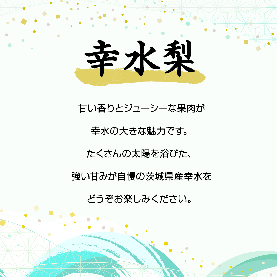 ≪先行予約≫ 茨城県産 梨 幸水 （約 5kg） 【 2026年 8月下旬頃より発送開始 】 梨 なし 果物 フルーツ 新鮮 旬 期間限定 甘い 国産