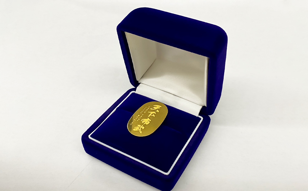 造幣局検定刻印入り 純金5gUP 天下布武小判【 純金 金 5g 貴金属 小判 装飾 希少 高級 記念 金属 K24 24金 良質 茨城県 つくば市  】