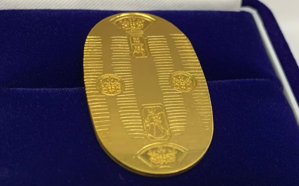 造幣局検定刻印入り 純金5gUP小判【 純金 金 5g 貴金属 小判 装飾 希少 高級 記念 金属 K24 24金 ホールマーク 良質 茨城県 つくば市 】