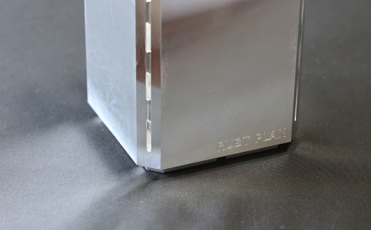 アルミ金属製 ポット（ 植木鉢 ）BW-5L【 茨城県 つくば市 RUSTPLAN ラストプラン アルミ加工 植木鉢 金属 アルミニウム アルミ インテリア 高級 家具 盆栽 】