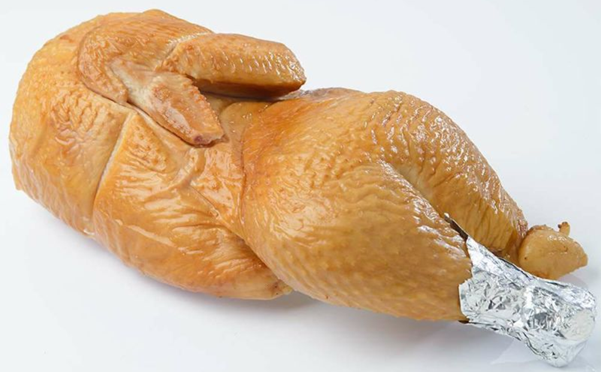 【 筑波ハム 】燻鶏半身850g 【 鶏肉 スモークチキン チキン 燻製 スモーク クリスマス パーティー 記念日 茨城県 つくば市 】