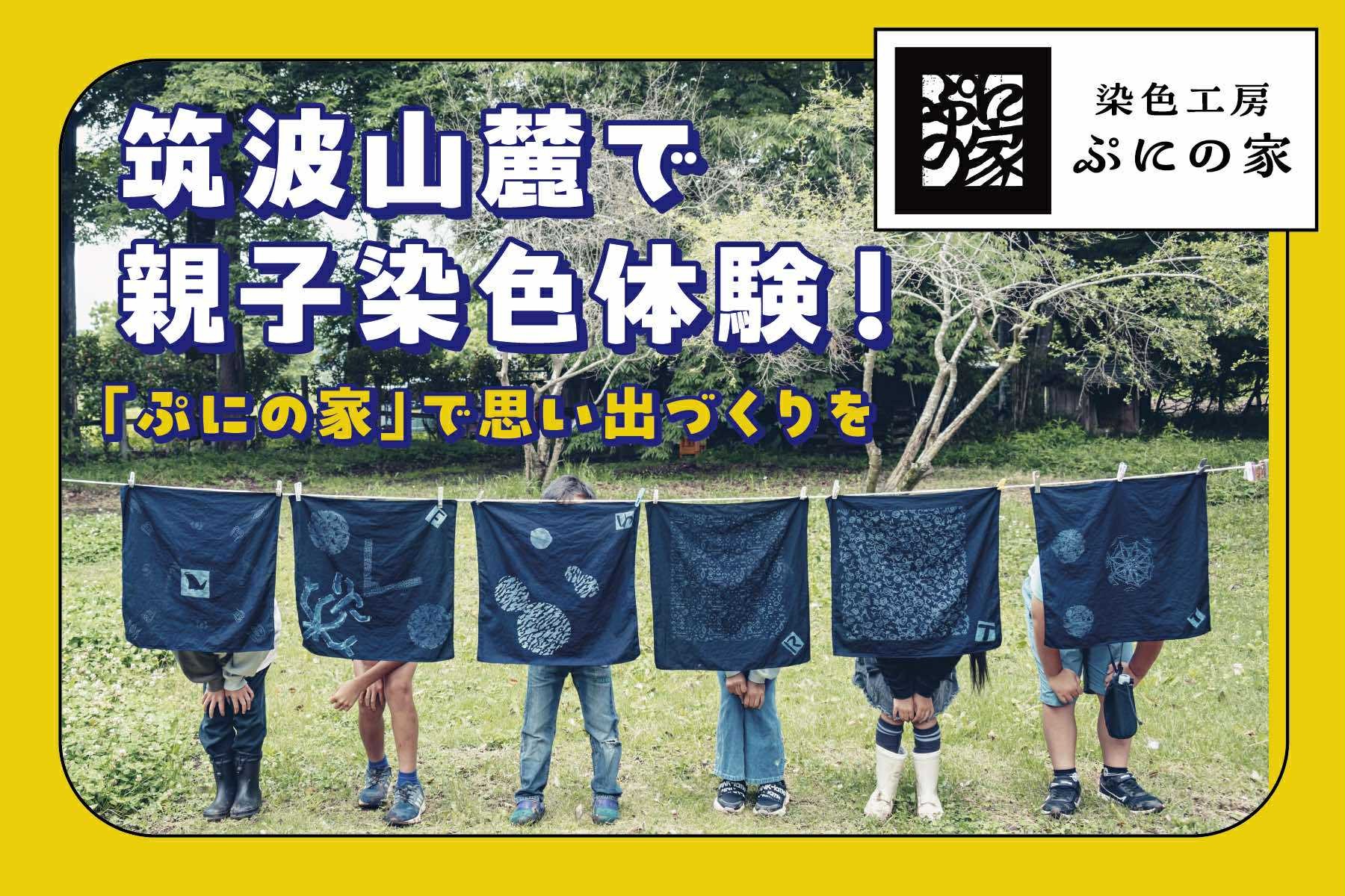 型染め体験 体験チケット 10,000円分【 ぷにの家 】【 茨城県 つくば市 体験 チケット 染物 藍染 草木染 型染め 自然 古民家 SDGs 染料 季節 四季 体験型 夏休み 春休み GW 子供 家族 】