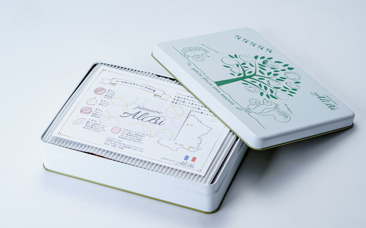 パティスリーアルビ クッキー詰め合わせ アルビ缶（フールセック アソート）　【 クッキー クッキー缶 フールセック 詰め合わせ 焼き菓子 お菓子 洋菓子 ギフト 茨城県 つくば市 】