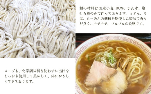 松屋製麺所謹製 松屋らーめんセット ( 10食入り )＜離島・沖縄配送不可＞【 ラーメン 拉麺 スープ 醤油 味噌 塩 国産小麦100% 茨城県 つくば市 】