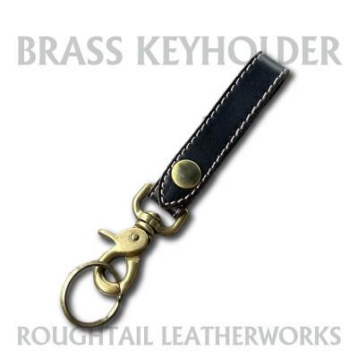 ラフテール【真鍮キーホルダー】ブラック×ピンク　AC-KH-BR-BKPK【1639859】