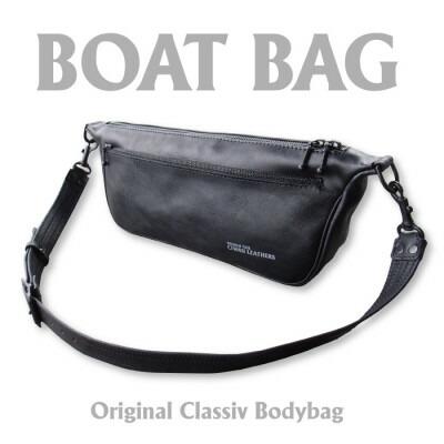 Ciwau leathers 【BOAT BAG】ストーンブラック　　【1477437】