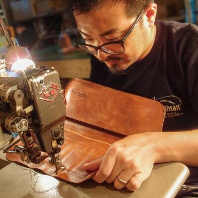 Ciwau leathers 【BOAT BAG】チェスナットブラウン　　【1477431】