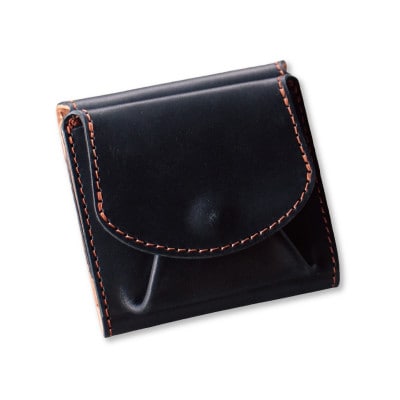 ラフテール　ハンディBOXウォレット【KURA・蔵】ブラック&ナチュラル【1719346】