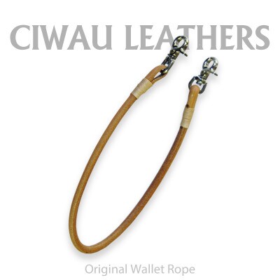 Ciwau leathers　【ウォレットロープ　丸ロープ46cm】ナチュラル【1578911】