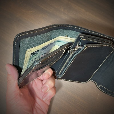 ラフテール【デュラブル　ショートウォレット　プレーン】BK　CW-SHE-DU-BK-P-S【1613899】