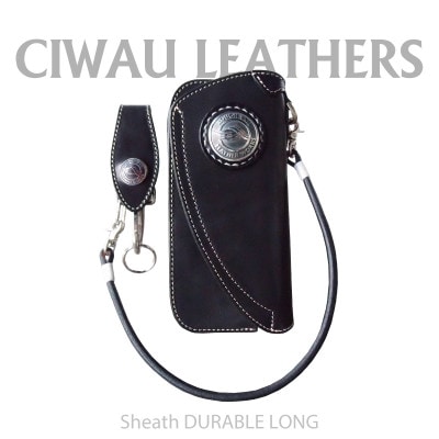 Ciwau leathers　【シース　デュラブル　 LONG B−type】ブラック【1582873】