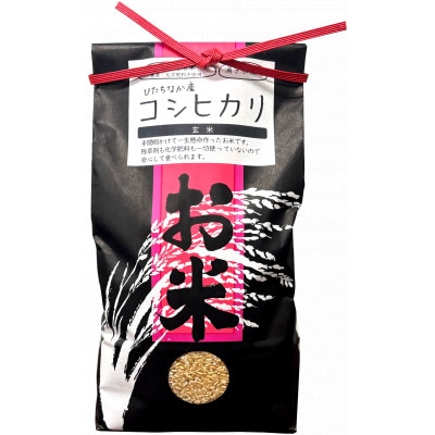 【特別栽培米】コシヒカリ　茨城県産　玄米　4.5kg【1670040】