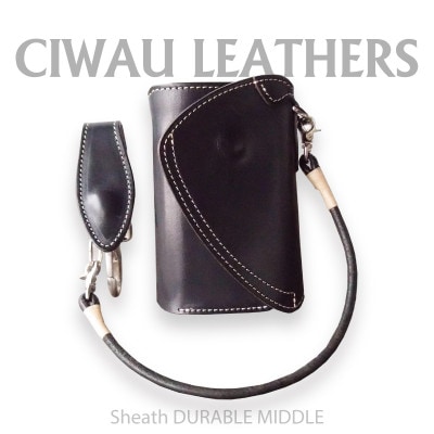 Ciwau leathers　【シース　デュラブル　 MIDDLE C−type】ブラック【1582995】