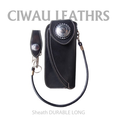 Ciwau leathers　【シース　デュラブル　 LONG A−type】ブラック【1582828】