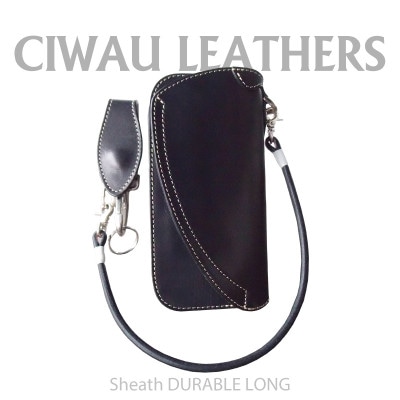 Ciwau leathers　【シース　デュラブル　 LONG C−type】ブラック【1582893】