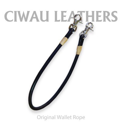 Ciwau leathers　【ウォレットロープ　丸ロープ41cm】ブラック【1578906】