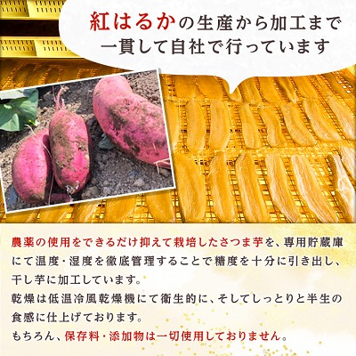 【12月以降発送】茨城県ひたちなか市産 紅はるか 使用 干し芋 計1.2kg (200g×6袋)【1238932】