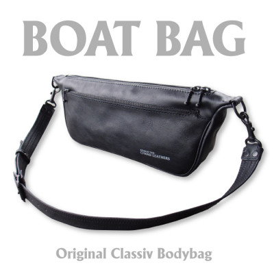 Ciwau leathers 【BOAT BAG】ストーンブラック【1477437】