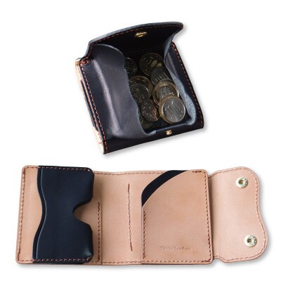 ラフテール　ハンディBOXウォレット【KURA・蔵】ブラック&ナチュラル【1719346】