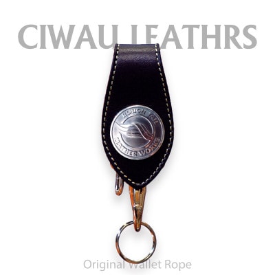 Ciwau leathers　【ホルダー　コンチョ付きC−type】ブラック【1580065】