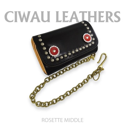 Ciwau leathers【ロゼット　ミドル】バイカラー【1584895】