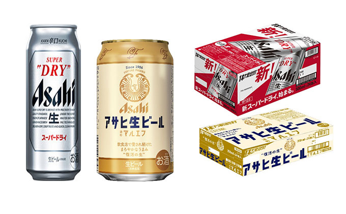 アサヒスーパードライ500ml・生ビール（マルエフ）350ml 飲み比べセット|JALふるさと納税|JALのマイルがたまるふるさと納税サイト