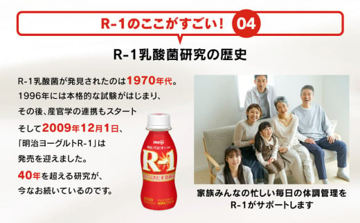 プロビオヨーグルト R-1 ドリンクタイプ 112g×24本セット ヨーグルトドリンク