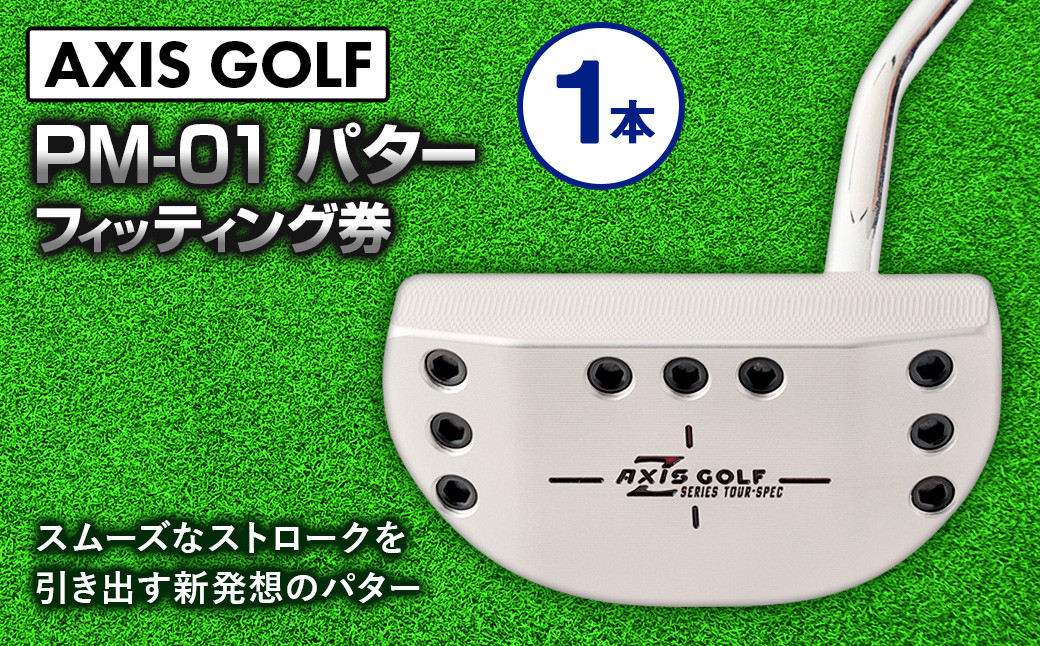 1165ゴルフ パター【アクシスゴルフ】axisgolf PM-01 マレット パター /スペック要相談【フィッティング券】 ベントネック