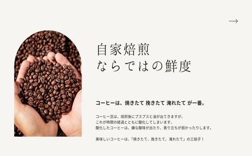 自家焙煎コーヒー「グァテマラ ピーベリー」（豆）200g