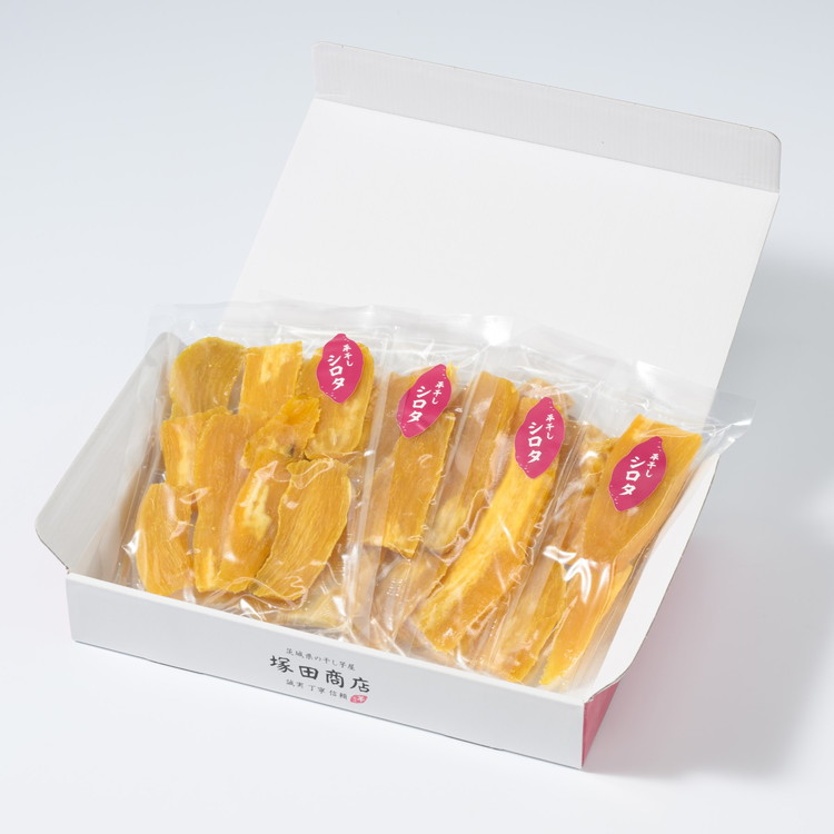 犬のおやつ 国産 干し芋 シロタ 100g×4袋 ｜ 送料無料 無添加 保存料不使用 ドックフード 国産手作り さつまいも 人気 安心 干し芋 少量 個包装 栄養 効能 犬 わんちゃん