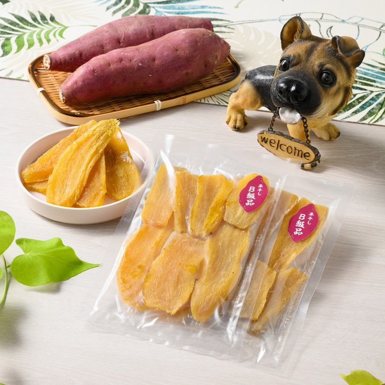 犬のおやつ 国産 干し芋 無選別 訳あり 100g×8袋 ｜ 送料無料 無添加 保存料不使用 ドックフード 国産手作り さつまいも 人気 安心 干し芋 少量 個包装 栄養 効能 犬 わんちゃん