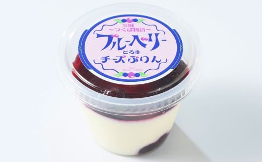 とろ生チーズプリン(ブルーベリーソース)3個セット | プリン デザート スイーツ お菓子 洋菓子 菓子 ブルーベリーソース ブルーベリー ソース 生チーズ チーズ 冷凍 3個 セット