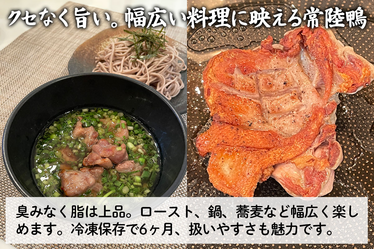 合鴨【常陸鴨】スライス 600g (冷凍) 茨城県稲敷市産｜国産 ブランド 鴨肉 合鴨 鴨 料理 鳥肉 かも肉 国産合鴨 [1810]