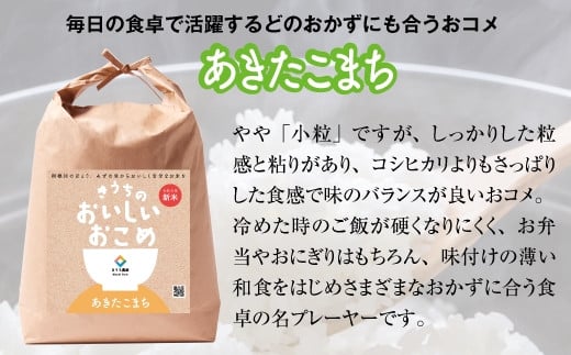 生活応援米 新米【令和6年産】無洗米 食べくらべセット 15kg (あきたこまち・ふくまる・にじのきらめき 各5kg×3)｜先行予約  [1045]