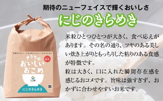 新米【定期便／3ヶ月 令和6年産】稲敷市産 無洗米 にじのきらめき 合計30kg【農家直送】｜先行予約 [1037]