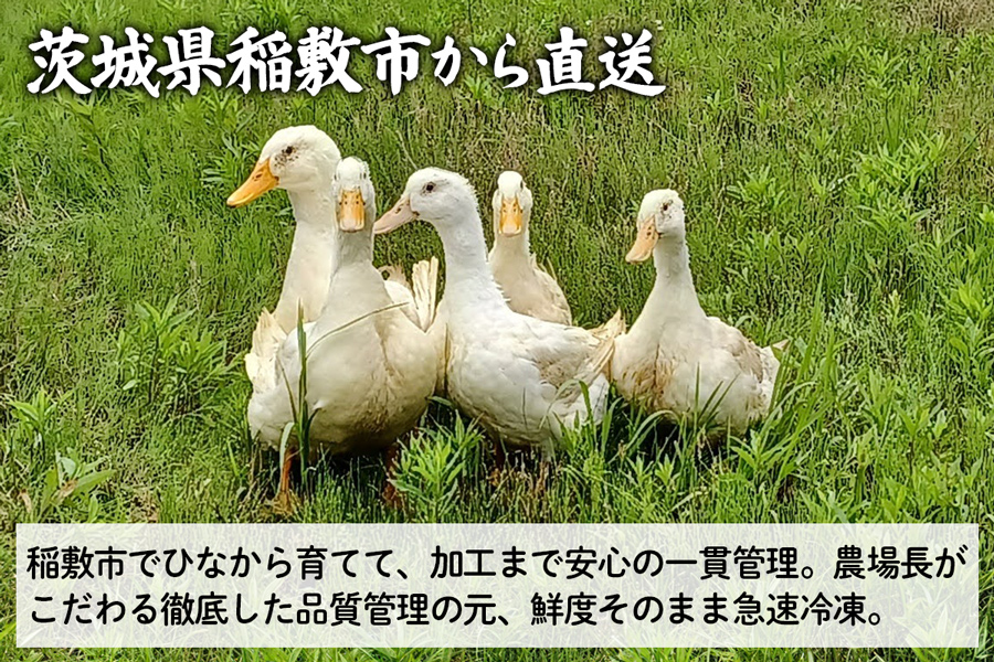 合鴨【常陸鴨】切り落とし 1kg (冷凍) 茨城県稲敷市産｜国産 ブランド 鴨肉 合鴨 鴨 料理 鳥肉 かも肉 国産合鴨 [1809]