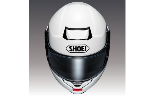 SHOEIヘルメット「NEOTEC 3 ルミナスホワイト」L フィッティングチケット付き｜フリップアップ システムヘルメット ネオテック フルフェイス フェイスカバー バイク ツーリング ショウエイ [1332]