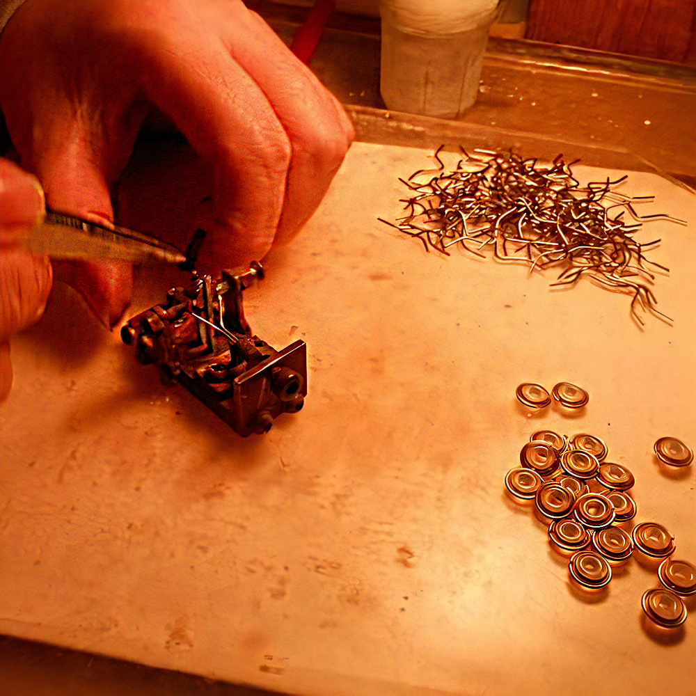 星ガイド クリスタルブルー｜ハンドメイド 釣具 竿 フライ ガイド [1754]