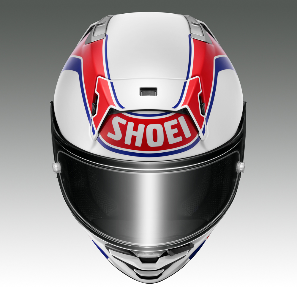 SHOEIヘルメット【X-Fifteen GARDNER (RED／BLUE)】L フィッティングチケット付き｜エックスフィフティーン ガードナー フルフェイス バイク ツーリング レーサー ショウエイ ヘルメット [2018]