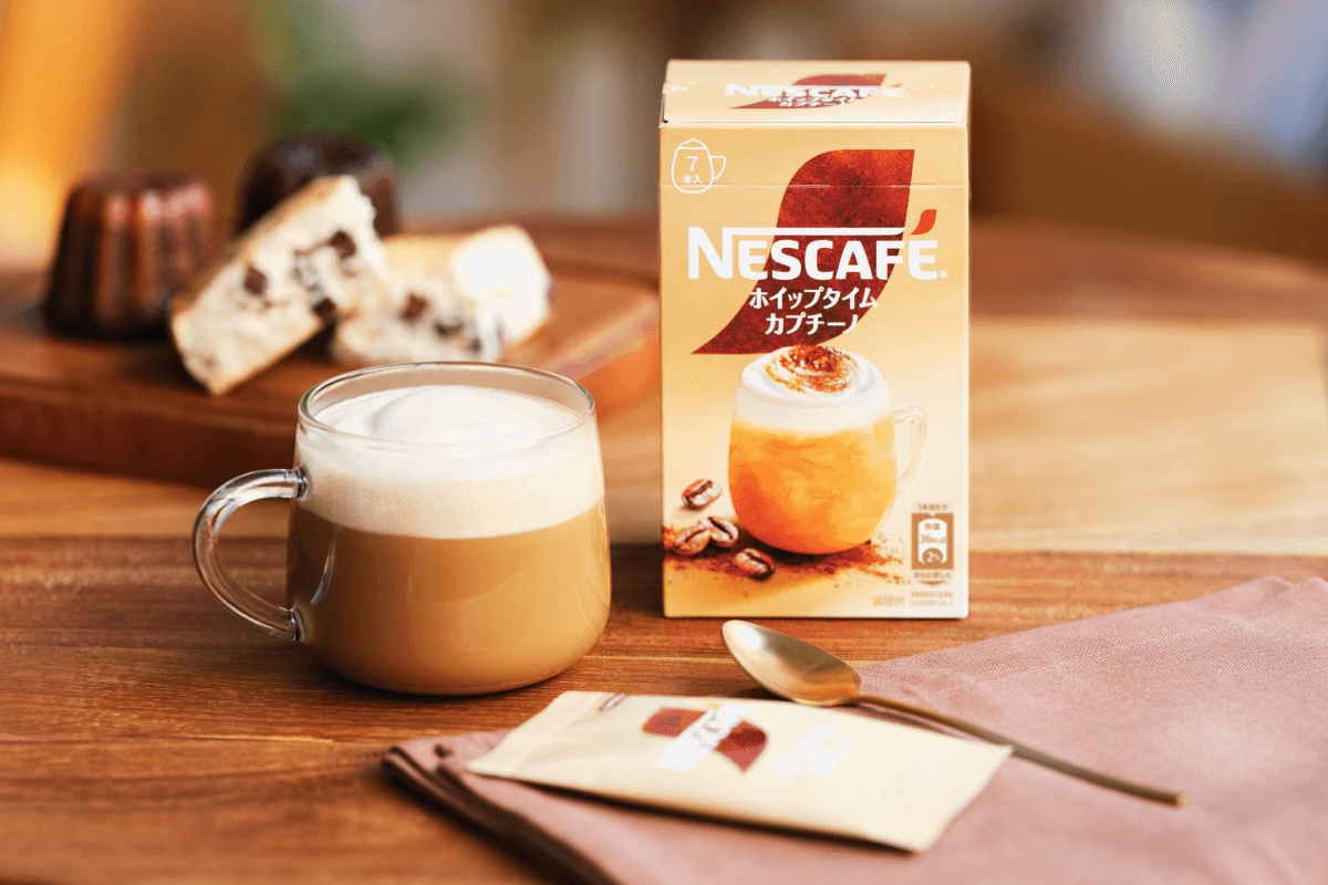 ネスカフェ ホイップタイム カプチーノ 6P×24箱｜珈琲 インスタント スティック コーヒー カフェ ネスレ [1661]