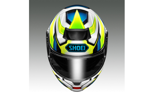 SHOEIヘルメット「NEOTEC3 ANTHEM(YELLOW／BLUE)」S フィッティングチケット付｜フリップアップ システムヘルメット ネオテック フェイスカバー システム バイク ツーリング ショウエイ [1486]