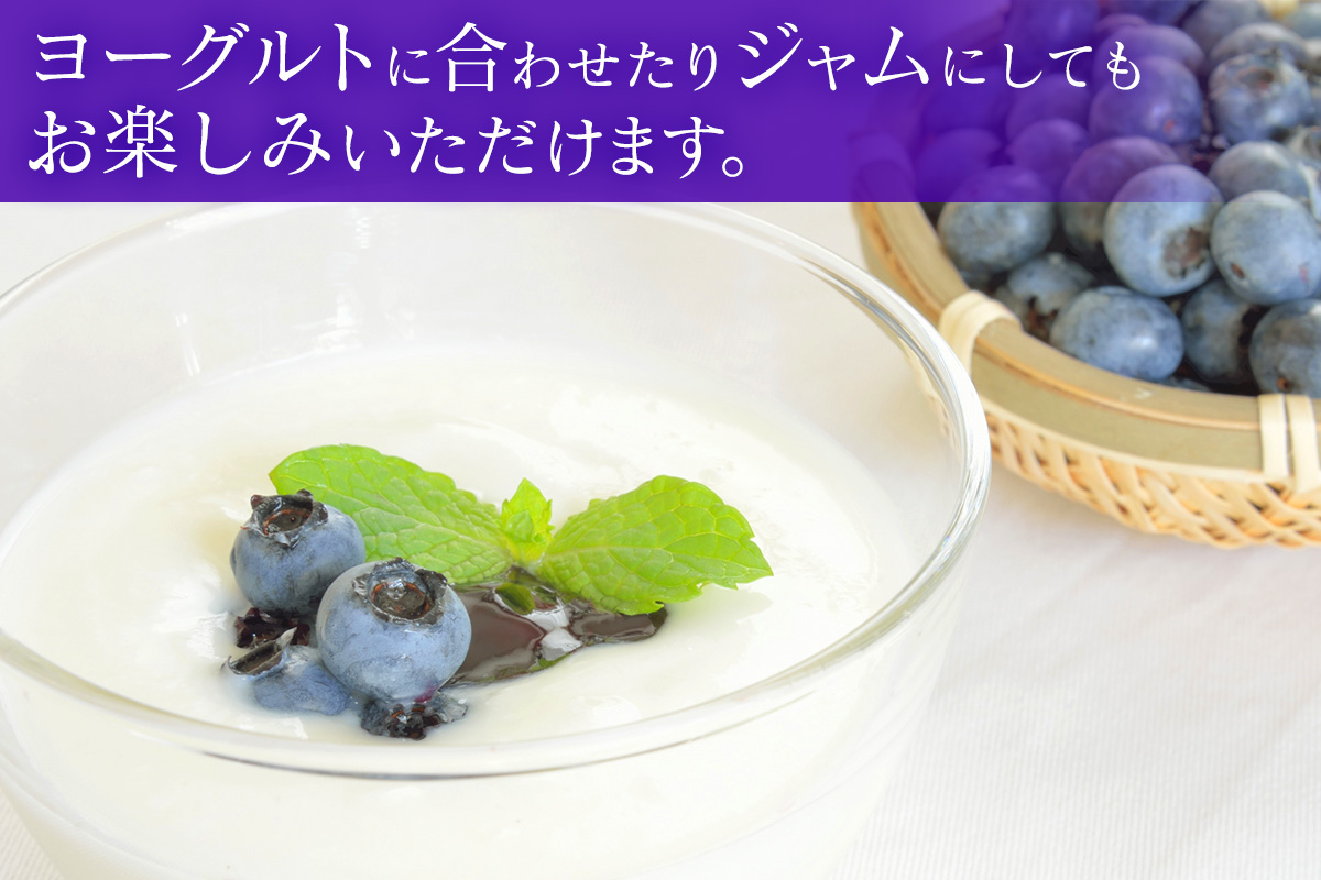 横田さん家の完熟ブルーベリー 4パック (約300g×4)｜果物 くだもの フルーツ スイーツ 旬ジャム ヨーグルト [1606]