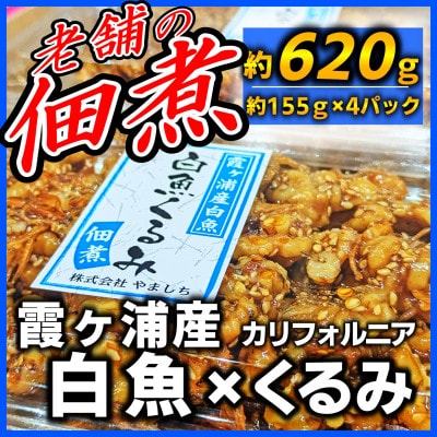 【甘辛がご飯に合う!】白魚くるみ(佃煮) 620g(155g×4パック)【1592045】