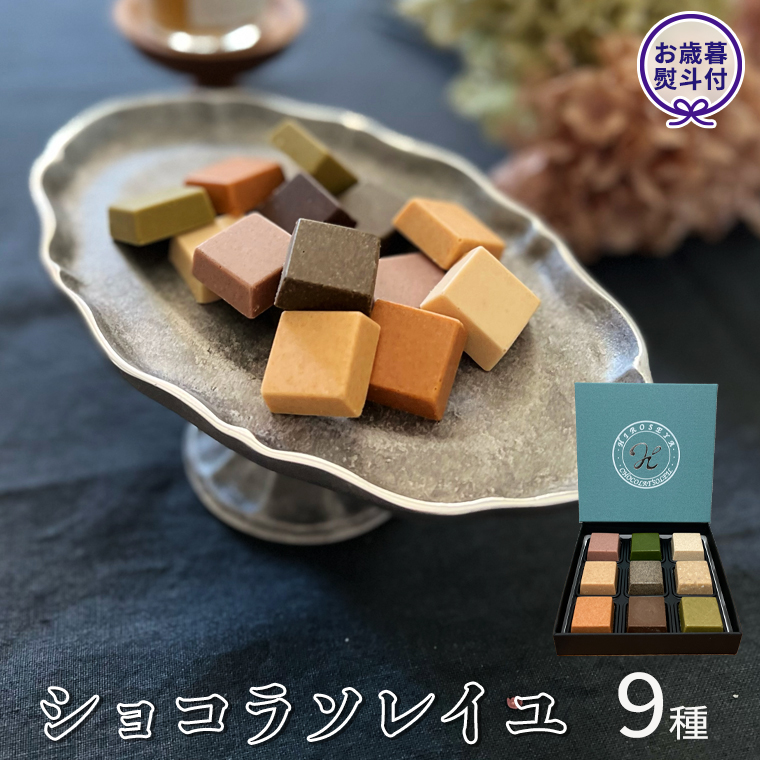 【 お歳暮 熨斗付 】 ショコラソレイユ 9種 チョコレート チョコ スイーツ デザート 高級 ギフト 贈り物 お礼 プレゼント 手土産 お菓子 [DJ09-NT]