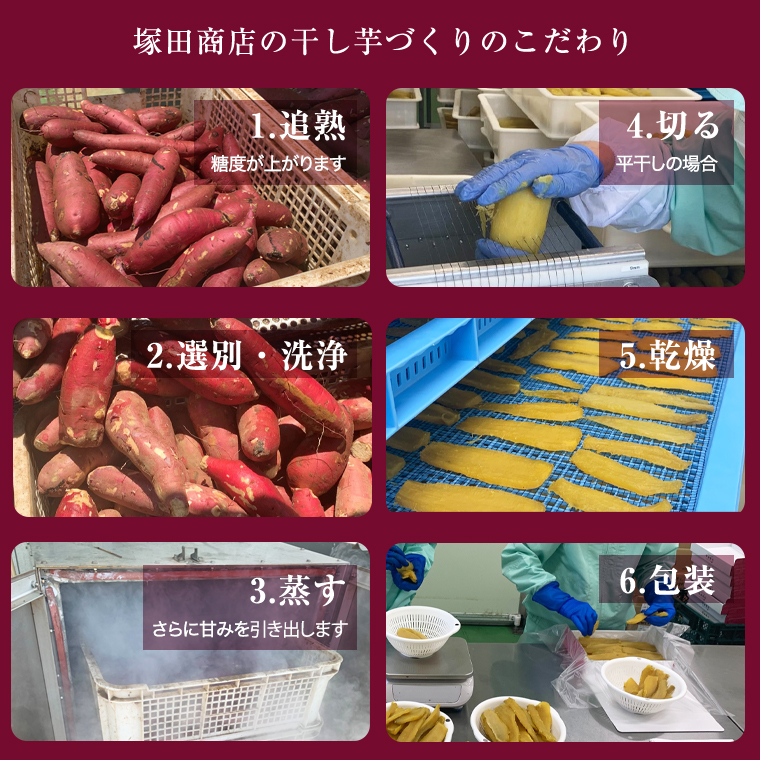 【 定期便 6ヶ月 】 紅はるか 干し芋 標準品 化粧箱入り 1kg ほしいも いも 芋 さつまいも さつま芋 茨城 べにはるか お菓子 菓子 和菓子 おやつ スイーツ 塚田商店 マツコの知らない世界 [EA11-NT]