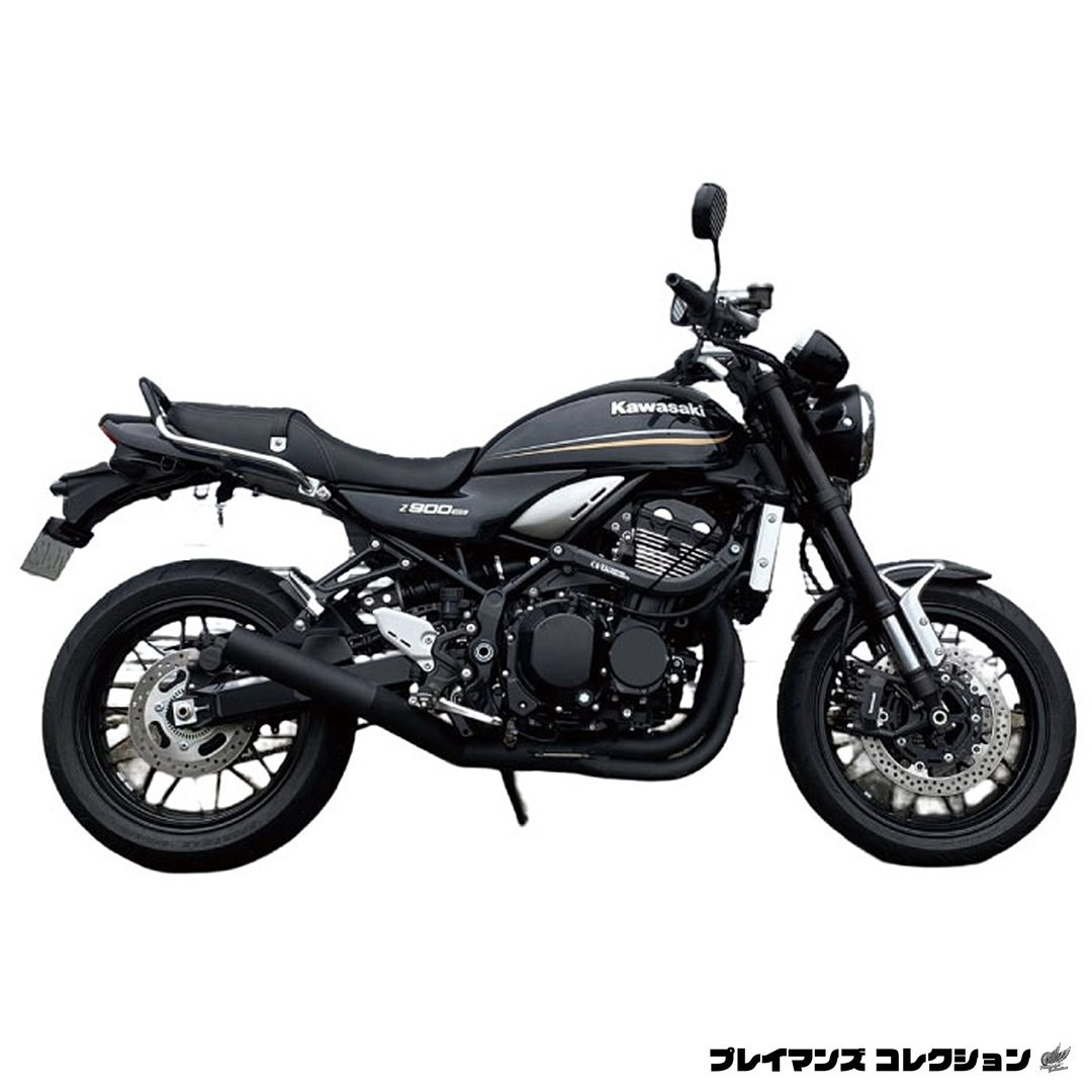 Z900RS ショート管マフラー （ブラック） バイク パーツ 部品 マフラー カスタム [EU23-NT]