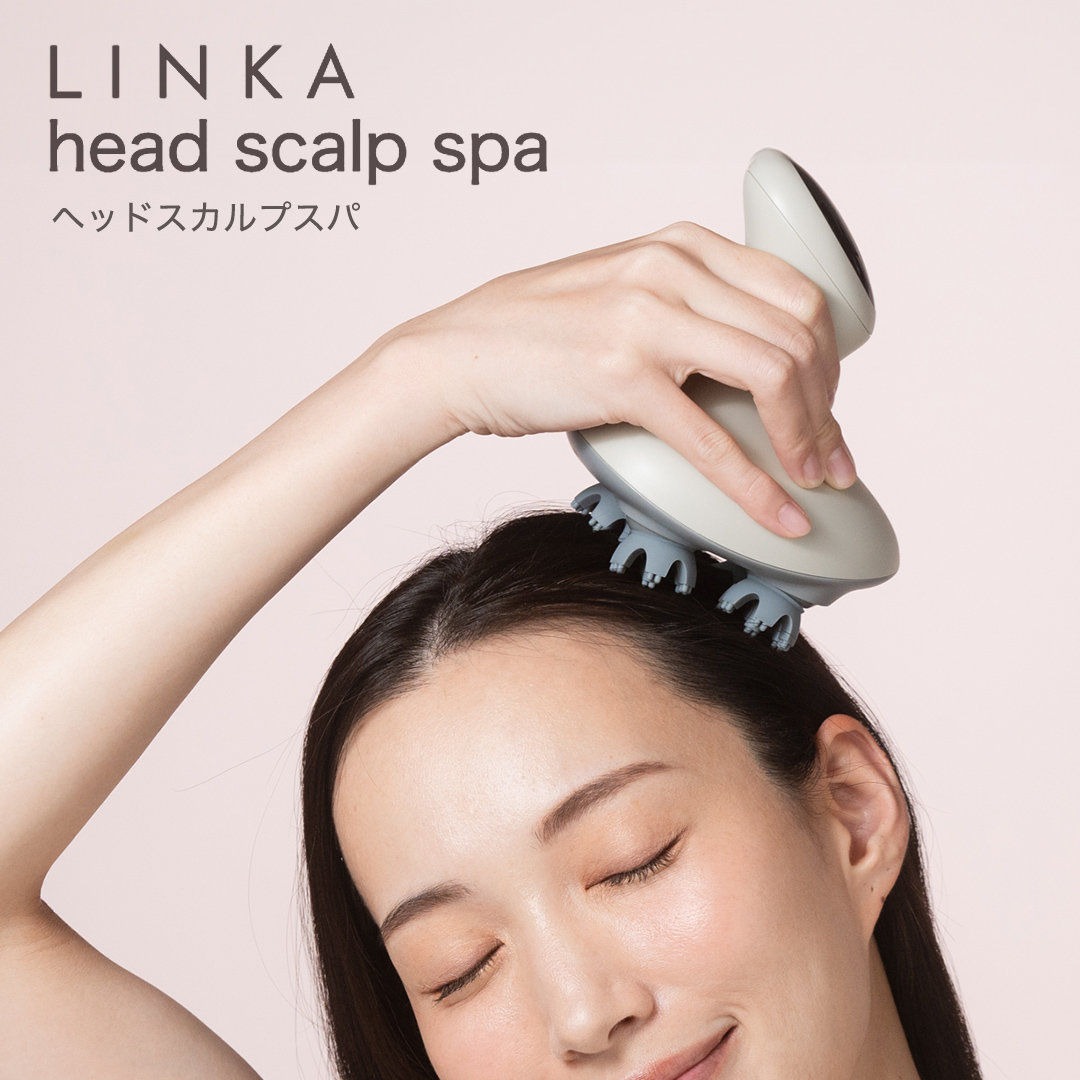 LINKA ヘッドスカルプスパ LINKA リンカ ヘアケア ヘッドスパ リラックス 美容 マッサージ マッサージャー 頭皮 [EV11-NT]