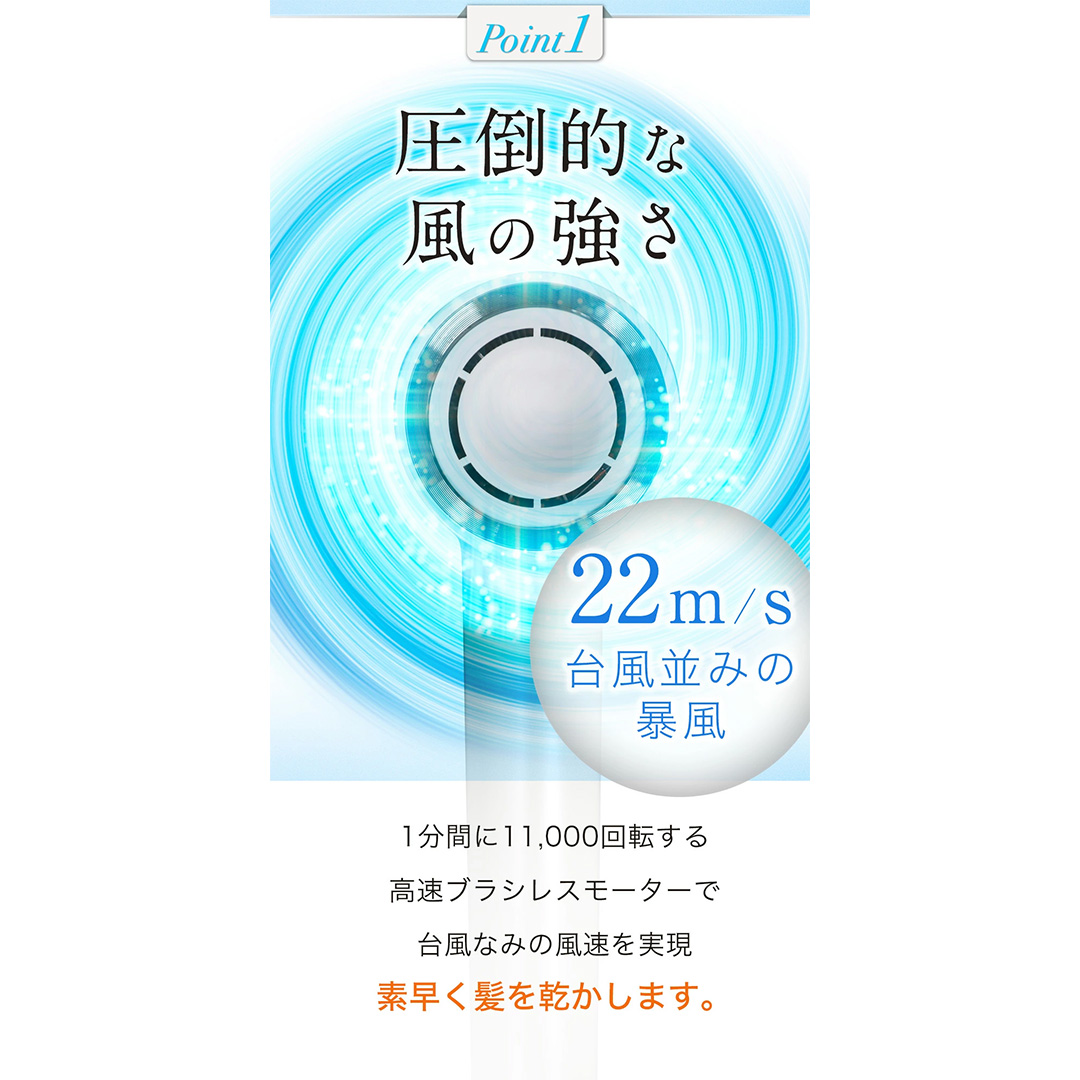 美ルル イオン ユーロス（速乾マイナスイオンドライヤー) チャコールブラック 速乾マイナスイオンドライヤー 大風量 22m/s マイナスイオン 低温 温風 冷風 ヘアドライヤー 美髪 ギフト[DD87-NT]