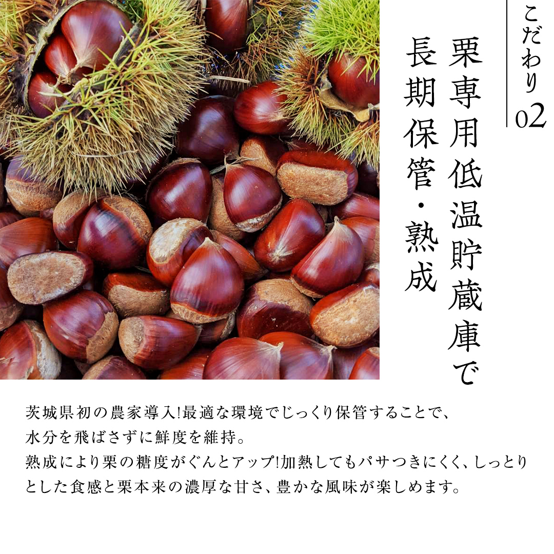 熟成で糖度の上がった 粗むき栗 600g (200g × 3) ( 冷凍真空包装 ) 栗 栗ご飯 むき栗 栗 和栗 フルーツ 秋の味覚 お手軽 [BK44-NT]